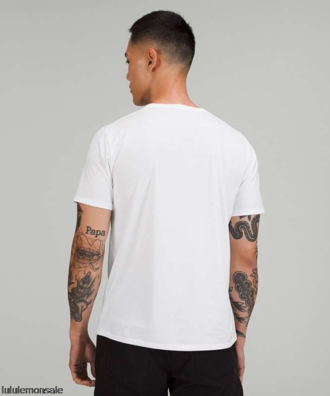 Lululemon Deutschland DELULU797 | Weißes Das Fundamentale T-shirt
